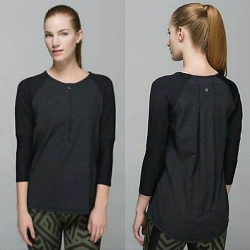 Lululemon spincity l/s top sz 10